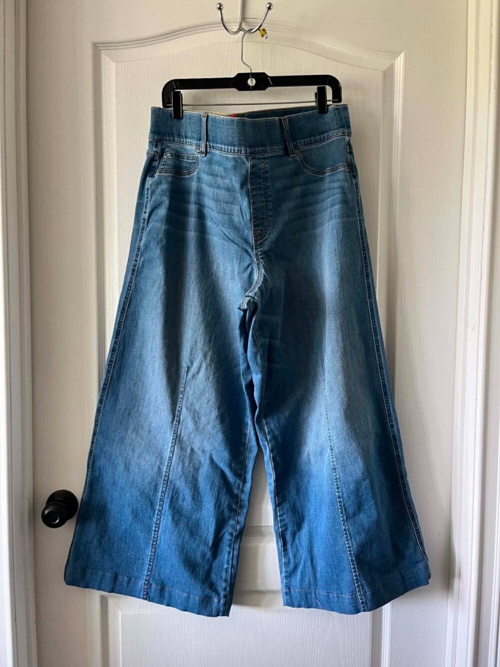 SPANX Seamed Front High Rise Wide Leg Stretch Jeans Women's size 2X